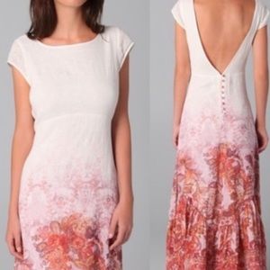NEW Free People Maxi Coral Low Back Dress Size 4